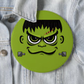 Frankenstein Halloween Face Ronde Button 6,0 Cm (In situ)