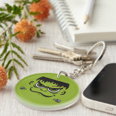 Frankenstein Halloween Face Sleutelhanger (Voorkant Rechts)