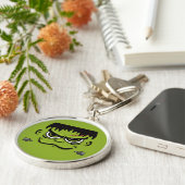 Frankenstein Halloween Face Sleutelhanger (Zijkant)