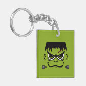 Frankenstein Halloween Face Sleutelhanger (Voorkant Links)