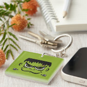 Frankenstein Halloween Face Sleutelhanger (Voorkant Rechts)