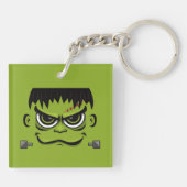 Frankenstein Halloween Face Sleutelhanger (Achterkant)