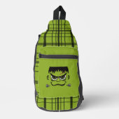 Frankenstein Halloween Face Sling Bag (Voorkant)
