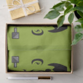 Frankenstein Halloween Face Tissuepapier (Geschenk)