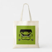 Frankenstein Halloween Face Tote Bag (Achterkant)