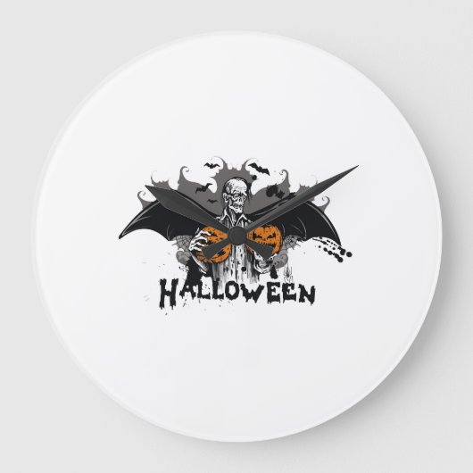Frankenstein Halloween Grote Klok (Voorkant)
