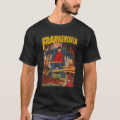 Frankenstein Halloween Horror Comic  Horror T-shirt (Voorkant)