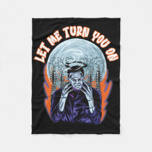 Frankenstein Halloween Horror Funny Horr Fleece Deken