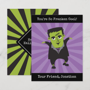 Frankenstein Halloween Kaart