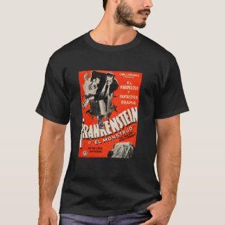 Frankenstein Halloween Monster Poster Spaans Horr T-shirt