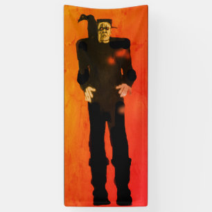 Frankenstein Halloween Party Art Tall Scary Spandoek