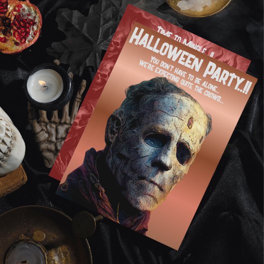 Frankenstein Halloween Party Kaart