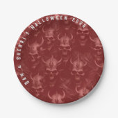 Frankenstein Halloween Party Paper Borden Papieren Bordje (Voorkant)