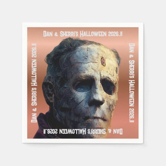 Frankenstein Halloween Party Servet (Voorkant)