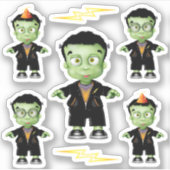 Frankenstein Halloween Sticker (Voorkant)