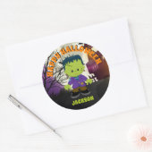 Frankenstein Halloween Stickers Kinder gepersonali (Envelop)