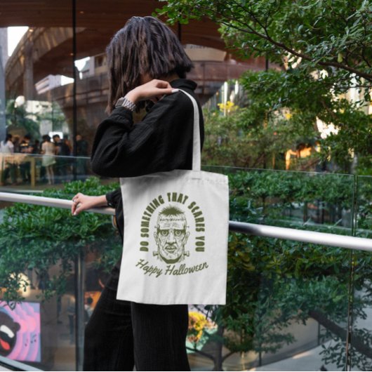 Frankenstein Halloween Tote Bag