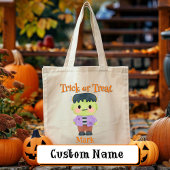 Frankenstein Halloween Trick or treat Tote Bag