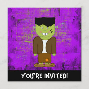 Frankenstein Halloween Uitnodiging