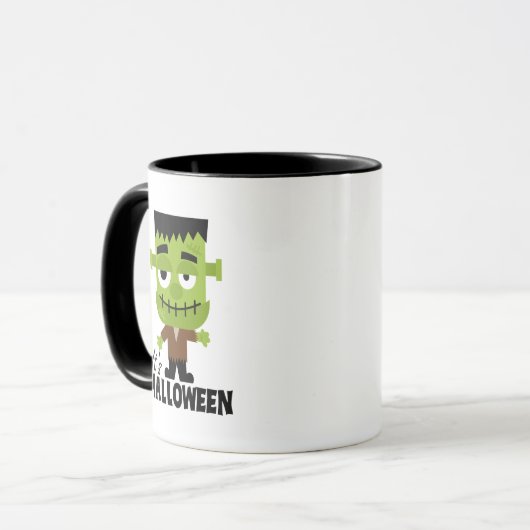 Frankenstein Het is Halloween Mok (Voorkant links)