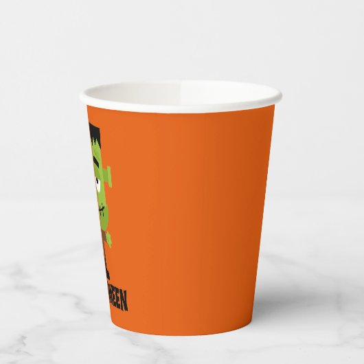 Frankenstein Het is Halloween Papieren Bekers (Links)