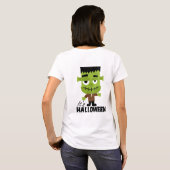 Frankenstein Het is Halloween T-shirt (Achterkant volledig)