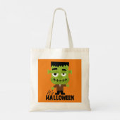 Frankenstein Het is Halloween Tote Bag (Achterkant)
