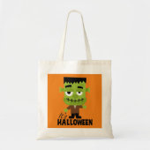 Frankenstein Het is Halloween Tote Bag (Voorkant)