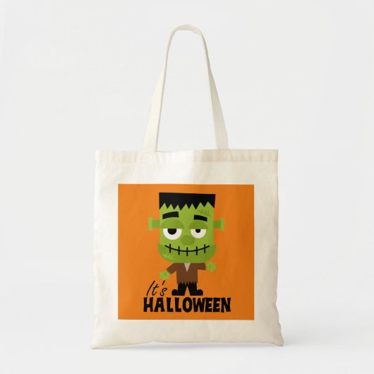 Frankenstein Het is Halloween Tote Bag (Voorkant)