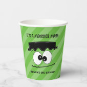 Frankenstein Kids Birthday Party Halloween Papieren Bekers (Voorkant)