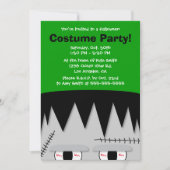 Frankenstein Kinder Halloween Party Invitation Kaart (Voorkant)