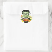 Frankenstein Kleuterschool Ronde Sticker (Tas)