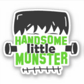 Frankenstein knap klein monster | Halloween Sticker (Voorkant)