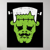 Frankenstein Lazy Halloween Costume Horror Movie M Poster (Voorkant)