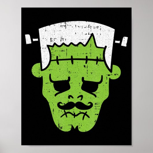 Frankenstein Lazy Halloween Costume Horror Movie M Poster (Voorkant)
