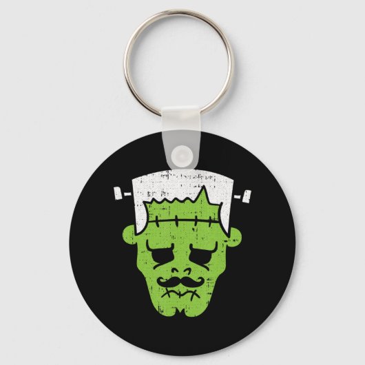 Frankenstein Lazy Halloween Costume Horror Movie M Sleutelhanger (Voorkant)