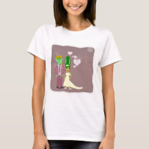 Frankenstein Love Cartoon Halloween Character Art