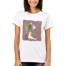 Frankenstein Love Cartoon Halloween Character Art