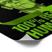 Frankenstein Made From 100% Recycled Human Parts H Poster (Hoek)