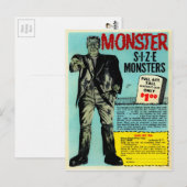 Frankenstein Mail Order Advertisement Briefkaart (Voorkant / Achterkant)