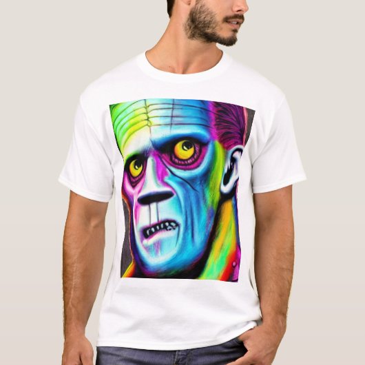 Frankenstein Mannen T-Shirts (Voorkant)