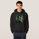 Frankenstein mannen zwarte hoodie (Voorkant volledig)
