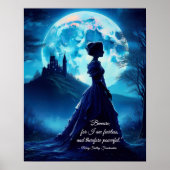 Frankenstein Mary Shelley Quote Poster (Voorkant)