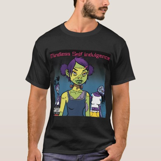 Frankenstein Meisjes Mindless Self Indulgence T-shirt (Voorkant)