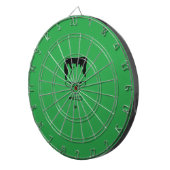 Frankenstein Metal Cage Dartboard Dartbord (Voorkant Rechts)