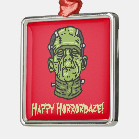 Frankenstein Metalen Ornament (Links)