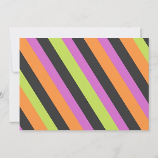 Frankenstein Monster Bash Halloween Verjaardag Kaart (Achterkant)