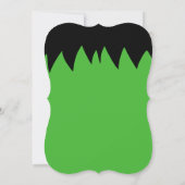 Frankenstein Monster Bash Halloween Verjaardagsfee Kaart (Achterkant)