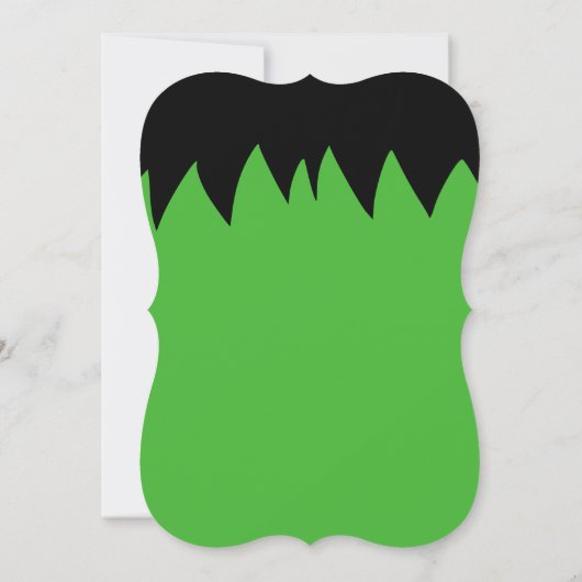 Frankenstein Monster Bash Halloween Verjaardagsfee Kaart (Achterkant)