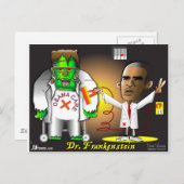 Frankenstein Monster Briefkaart (Voorkant / Achterkant)